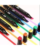 Nora Artists Çift Uçlu Marker Kalem 30 Renk thumbnail 2