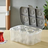 Piev Urve Çay Bardağı Su Bardağı Fincan Kupa Taşıma Koruyucu Aparat Kabı 2 Li Set - 4