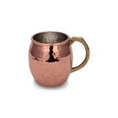 Turna Bakır Riva Bardak El Dövme 550 Ml Kırmızı Turna0466-1 - 2