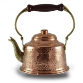 Turna Bakır Maraş Demlik Zımba İşleme Kırmızı Turna1960-1 - 4