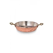 Turna Bakır Soylu Tava 2 No 16 Cm İnce Kırmızı Turna7603-1 - 2