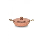 Turna Bakır Emirgan Tava 3 No 18 Cm El Dövme Kırmızı Turna7599-1 - 1