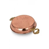 Turna Bakır Acemli Tava 2 No 16 Cm El Dövme Kırmızı Turna7582-1 thumbnail 3