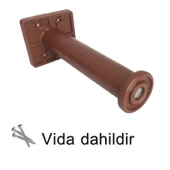 Modül Ayarlanabilir Destek Ayağı 15 X 23 Cm Kahverengi Ayak Mobilya Kanepe Baza Koltuk Ünite Ayakları - 5