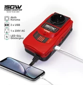 KOBB KBN150 12V/220V 150Watt Modifiye Sinüs Dönüştürücü İnvertör - 2
