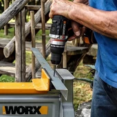 WORX WX-JCR 20Volt/2.0Ah Li-ion Çift Akülü Kömürsüz Profesyonel Darbeli Şarjlı Matkap - 4