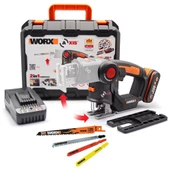 WORX WX550 20Volt 2.0Ah. Li-ion Profesyonel Dekupaj ve Tilki Kuyruğu Testere - 1
