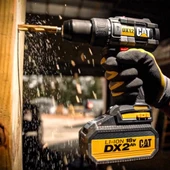 CAT DX12 18Volt/2.0Ah Li-ion Çift Akülü Kömürsüz Profesyonel Şarjlı Darbeli Matkap - 3