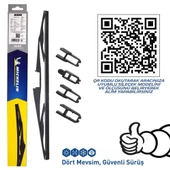 Michelin Rainforce™ MCR350 35CM 1 Adet Universal Telli Hibrit Arka Silecek - 3