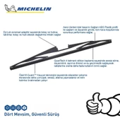 Michelin Rainforce™ MCR350 35CM 1 Adet Universal Telli Hibrit Arka Silecek - 4