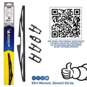Michelin Rainforce™ MCR250 25CM 1 Adet Universal Telli Hibrit Arka Silecek - 1