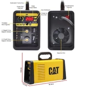 CAT DZ201 200 Amper TIG LIFT/MMA Çanta Tipi Profesyonel Dijital İnverter Kaynak Makinesi - 7
