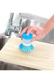 Sıvı Sabun Deterjan Hazneli Bulaşık Temizlik Fırçası thumbnail 2