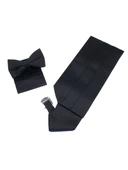 ARS MAGİC BOX 1. KALİTE ERKEK DAMATLIK SATEN KUMAŞ KUŞAK SETİ - 1