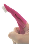 BUFFER®  Kedi ve Köpek Parmak Geçmeli Diş Bakım Fırçası Evcil Hayvan Diş Tartar Plak Temizleme - 6