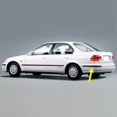 Honda Civic Sedan 1996-2000 Sol Arka Tampon Köşe Bandı Çıtası Kuşağı - 1