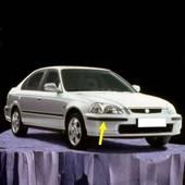 Honda Civic 1996-2000 Sağ Ön Tampon Köşe Bandı Çıtası Kuşağı - 1