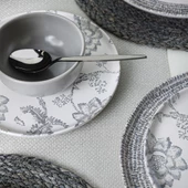 Keramika Keraart Silver Bloom Yemek Takımı 24 Parça 6 Kişilik 21469-70-71 thumbnail 3