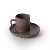 Keramika Brown Mix Kahve Takımı 12 Parça 6 Kişilik 950-958-977 - 3