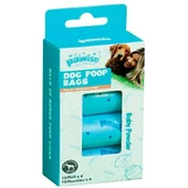 Pawise Bebek Pudrası Kokulu Köpek Dışkı Poşeti 4 Rulo 15'li - 1