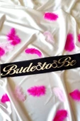 Bride To Be Yazılı Yaldızlı Kuşak Bekarlığa Veda Partisi Konsepti Kuşağı - 4