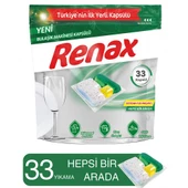 Renax Hepsi Bir Arada Bulaşık Makinesi Tableti 33'lü - 1