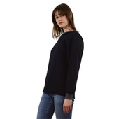 Persmont ÜBS06K Lacivert Üç İplik Sıfır Yaka Sweat  M thumbnail 3