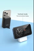 10.000 mAh Wireless ve Hızlı Şarj Edebilen Kompakt Tasarım Stand Özellikli Powerbank Şarj Kılıfı Hediyeli - 5