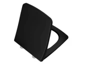 132-483R009-Vitra Metropole Slim Etekli Soft Klozet Kapağı Duroplast - Mat Siyah - 1