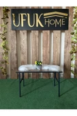UFUK HOME Linda 2 1 1 Sehpalı Yağ Yeşili Bahçe Takımı, Balkon Mobilyası, Balkon Bahçe Mobilyaları, Masa Takımı - 4
