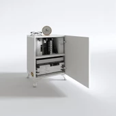 Kenzlife mutfak dolabı mine 048X030X032 byz kapaklı ayaklı banyo evrak ofis kitaplık ayakkabılık kiler - 3