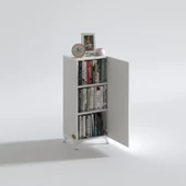 Kenzlife mutfak dolabı mine 088*030*032 byz kapaklı ayaklı banyo evrak ofis kitaplık ayakkabılık kiler - 4