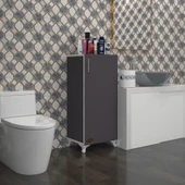 Kenzlife mutfak dolabı mine 088*030*032 gri kapaklı ayaklı banyo evrak ofis kitaplık ayakkabılık kiler - 5