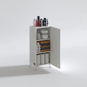 Kenzlife mutfak dolabı mine 088*030*032 byz kapaklı ayaklı banyo evrak ofis kitaplık ayakkabılık kiler - 3