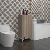 Kenzlife mutfak dolabı mine 088*030*032 crd kapaklı ayaklı banyo evrak ofis kitaplık ayakkabılık kiler - 6