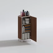 Kenzlife mutfak dolabı mine 088*030*032 cvz kapaklı ayaklı banyo evrak ofis kitaplık ayakkabılık kiler - 4