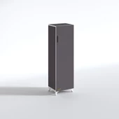 Kenzlife mutfak dolabı mine 128*030*032 gri kapaklı ayaklı banyo evrak ofis kitaplık ayakkabılık kiler - 7