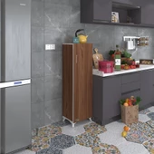Kenzlife mutfak dolabı mine 128*030*032 cvz kapaklı ayaklı banyo evrak ofis kitaplık ayakkabılık kiler - 1