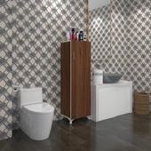 Kenzlife mutfak dolabı mine 128*030*032 cvz kapaklı ayaklı banyo evrak ofis kitaplık ayakkabılık kiler - 7