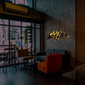 Veraart Işıklı Coffee Dekoratif Tablo Muftak Duvar Dekorlu Gece Lambası - 4