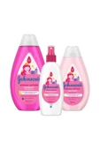 Johnson's Işıldayan Parlaklık Bebek Şampuanı 500 ml Saç Kremi 300 ml Sprey 200 ml - 2