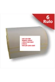 BSE Termal etiket 100x120 mm 300 Adet 6 Rulo Toplam 1800 Adet - 1