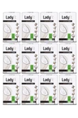 Lady Fit Ladyfit Pamuk Ped Normal 12 Li Set (12 Paketx24) - 1