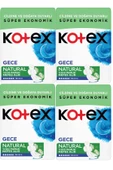 Kotex Natural Gece Hijyenik Ped 14'lü 4 Adet - 1