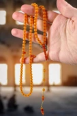 Zar Kehribar Benzetmesi 99'luk Namaz Tesbihi - 1