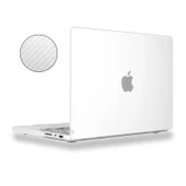 Macbook Pro 16inç Kılıf M1-M2-M3-M4, Karbon Fiber (Touchbarsız 16.2" Pro) A2485 A2780 A2991 A3403 A3186 ile Uyumlu - 6