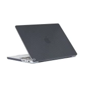 Macbook Pro 16inç Kılıf M1-M2-M3-M4, Karbon Fiber (Touchbarsız 16.2" Pro) A2485 A2780 A2991 A3403 A3186 ile Uyumlu - 1
