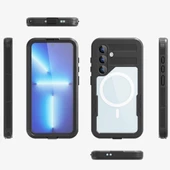 Vendas Samsung Galaxy S24 Plus Magsafe Şarj Özellikli 1-1 Su Geçirmez Kılıf - 6