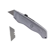 Metal Maket Bıçak Halı Bıçağı Çok Amaçlı Maket Bıçağı Küçük Değiştirilebilir 10 Adet Yedek Bıçak - 2