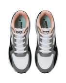 U.s. Polo Assn. Husky Wmn 4Fx Kadın Beyaz-Siyah-Somon Sneaker Ayakkabı - 6